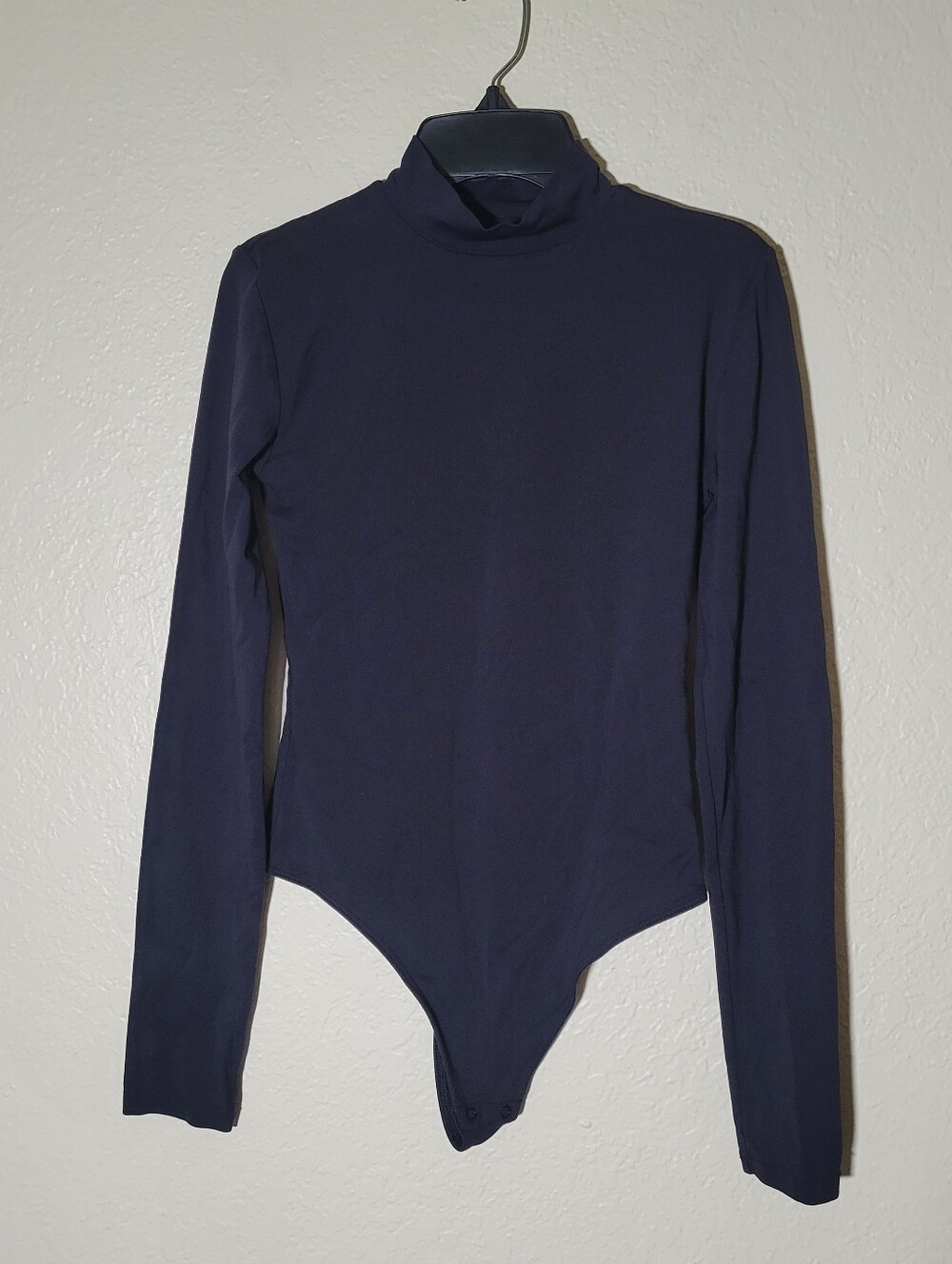 Aritzia Babaton | Contour Mockneck Black Bodysuit Long Sleeve Thong Capsule S